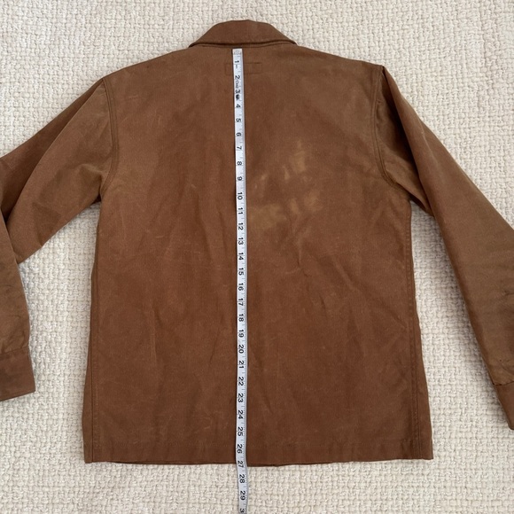 Gustin Men's Brown Waxes Trucker Jacket Size Medium - Picture 11 of 15